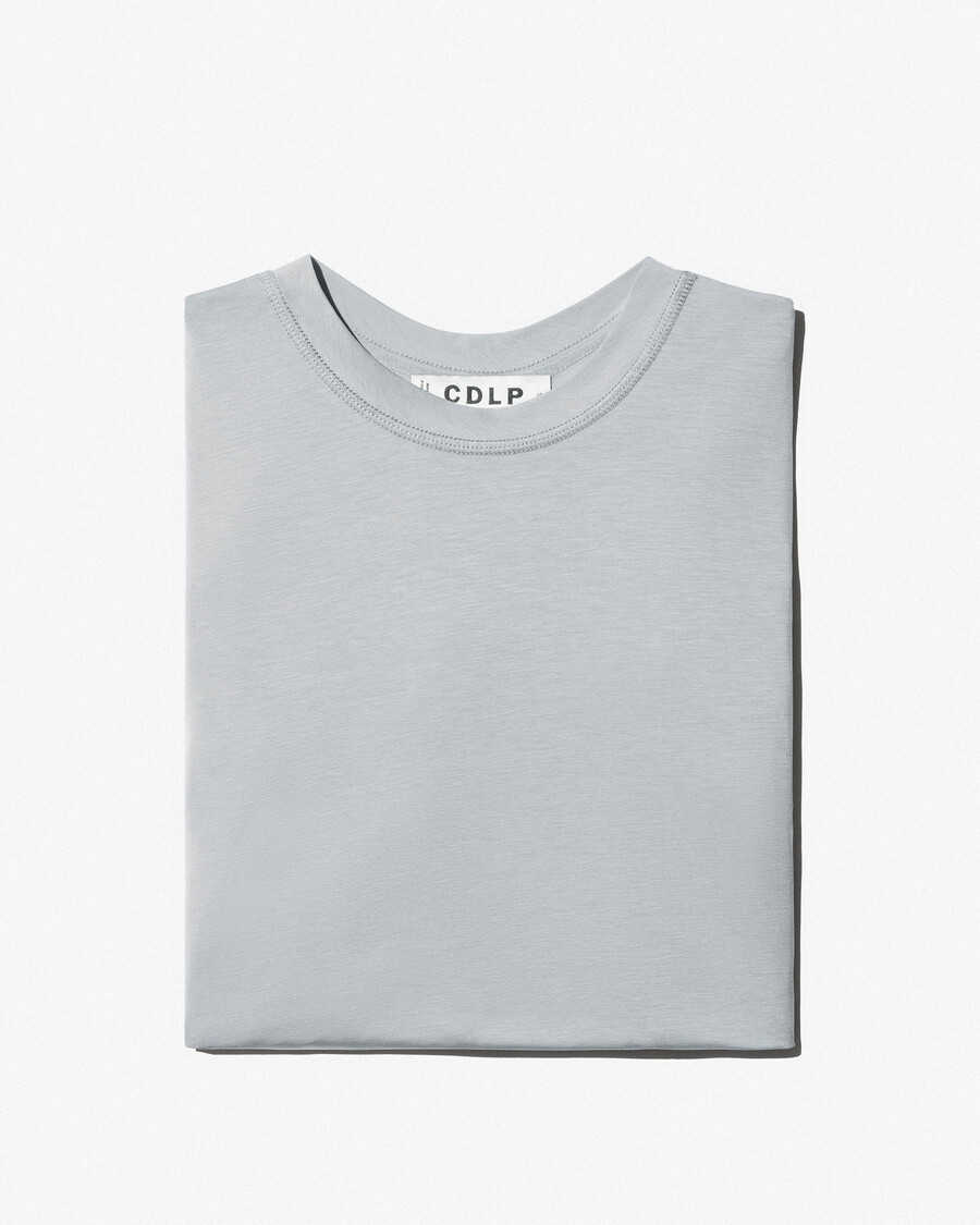 t-shirt leggera da donna in cemento acquista ora — cdlp
