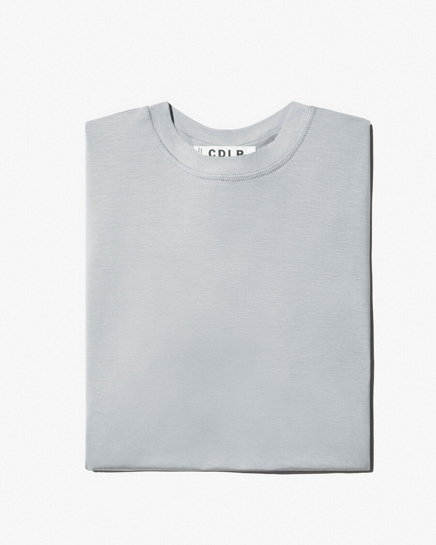 t-shirt leggera a maniche lunghe da donna in cemento acquista—cdlp