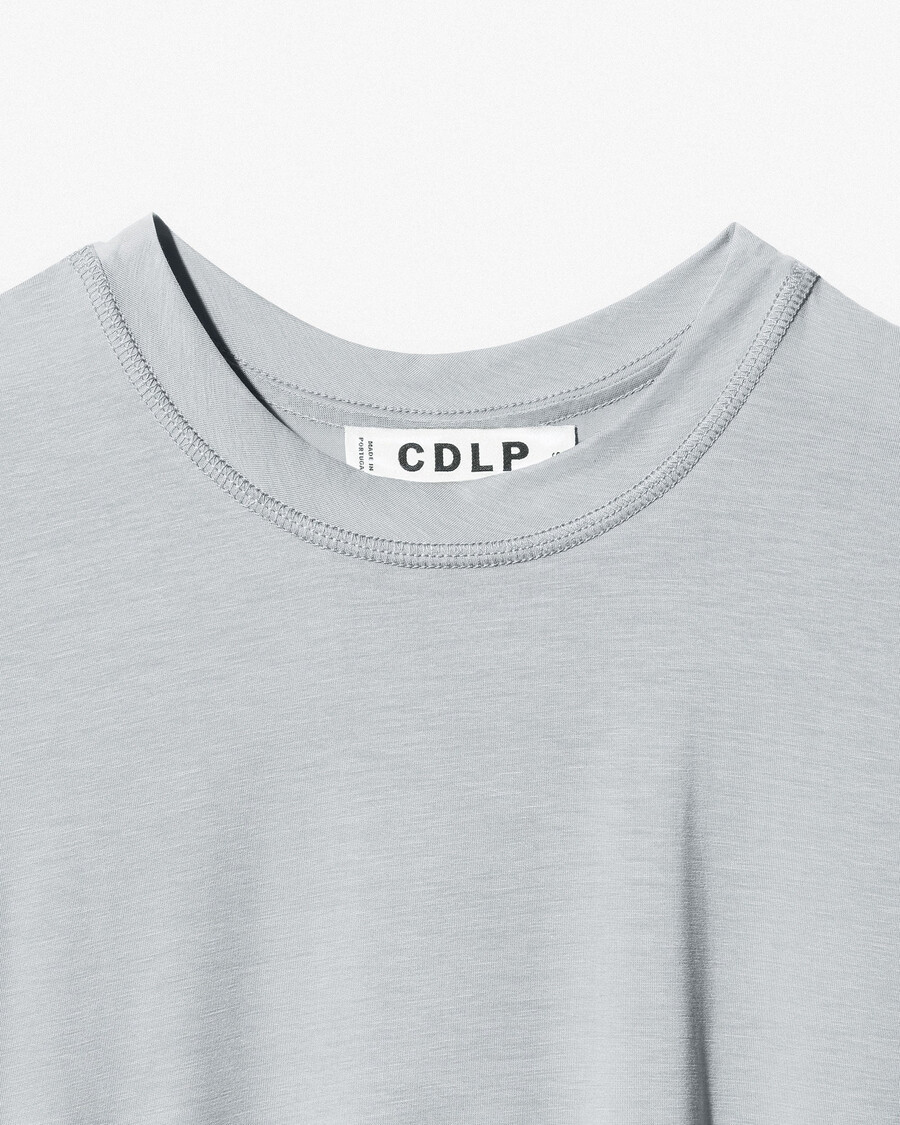 t-shirt leggera a maniche lunghe da donna in cemento acquista—cdlp
