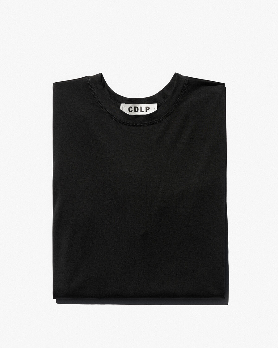 maglietta leggera a maniche lunghe da donna nera acquista—cdlp