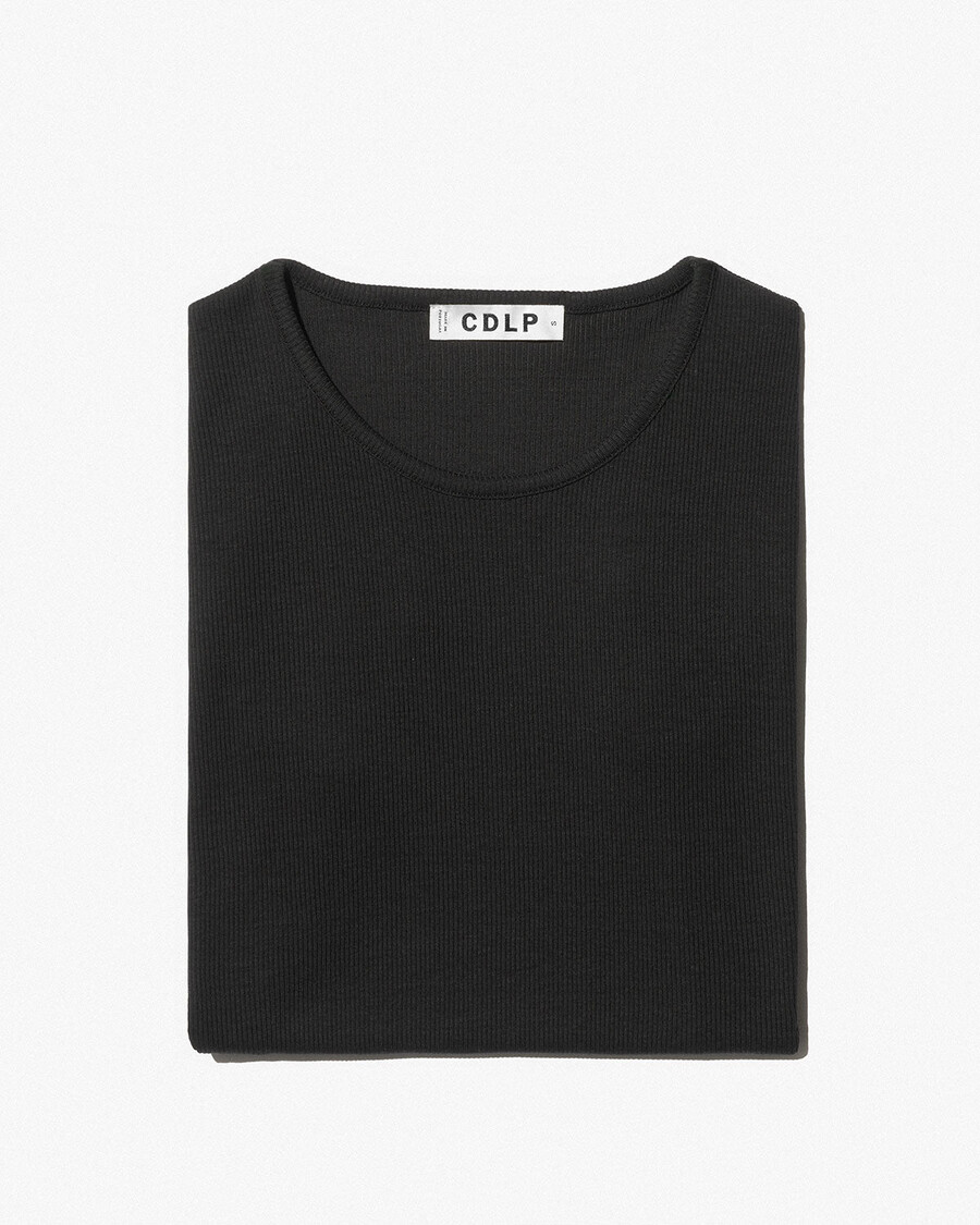 gilet a coste da donna in nero acquista ora — cdlp