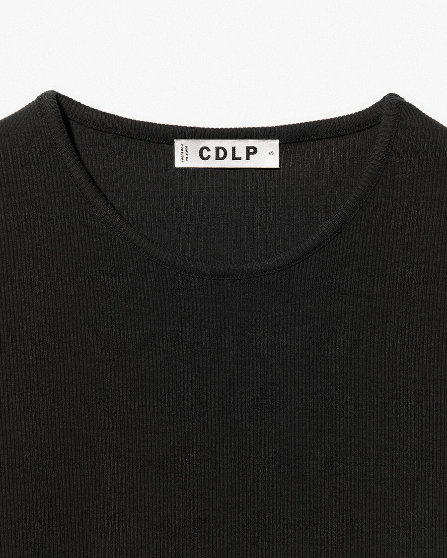 gilet a coste da donna in nero acquista ora — cdlp