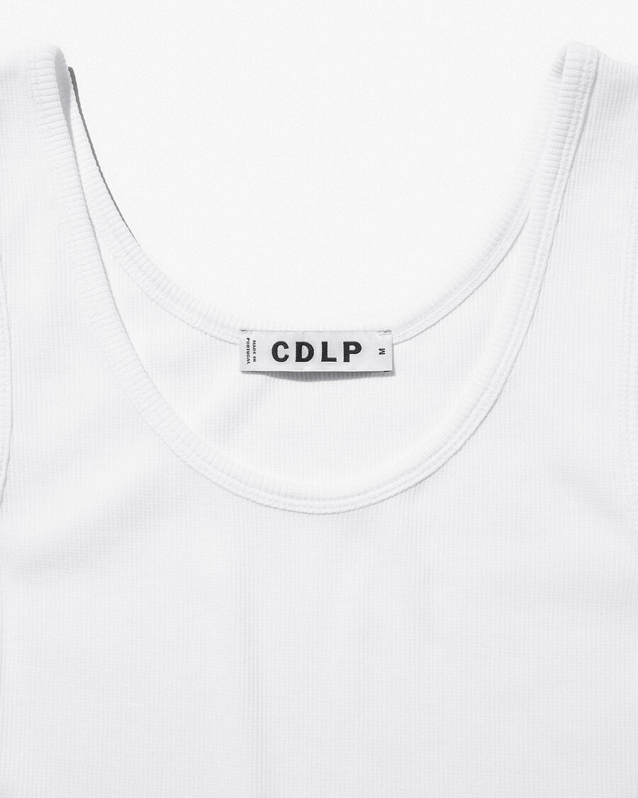 2 x canottiere a coste da donna in bianco e nero sporco acquista — cdlp
