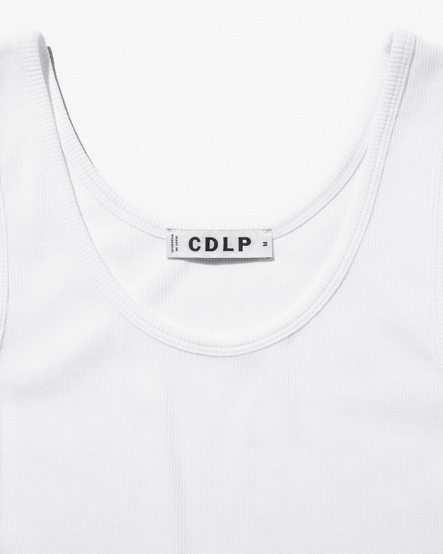x canottiere a coste da donna in bianco e verde oliva acquista — cdlp