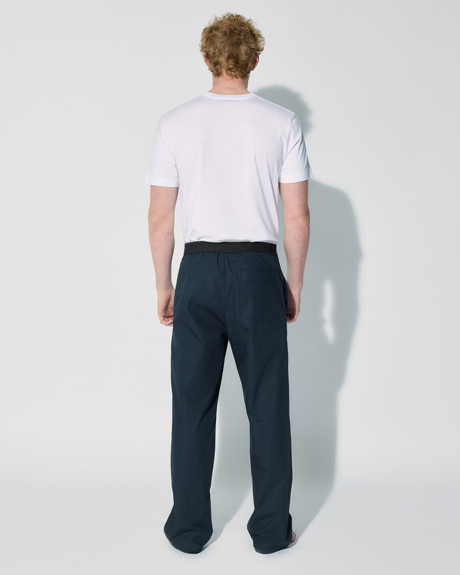 pantaloni da pigiama in cotone da uomo blu navy acquista ora — cdlp