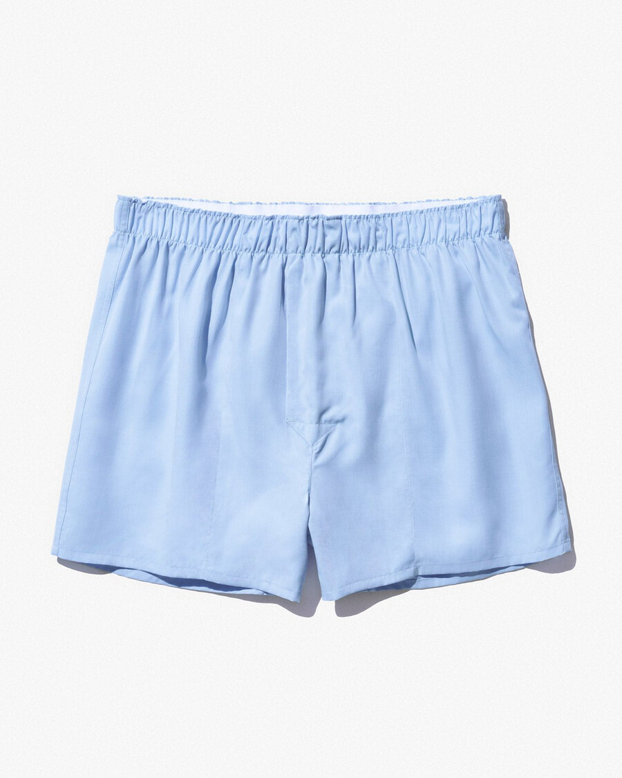 boxer classici da uomo in tessuto azzurro acquista — cdlp