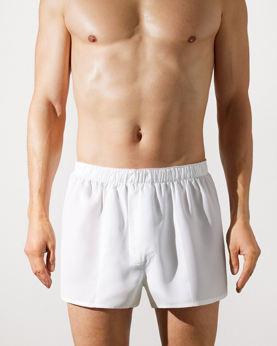 boxer da uomo in tessuto slim bianchi acquista ora — cdlp