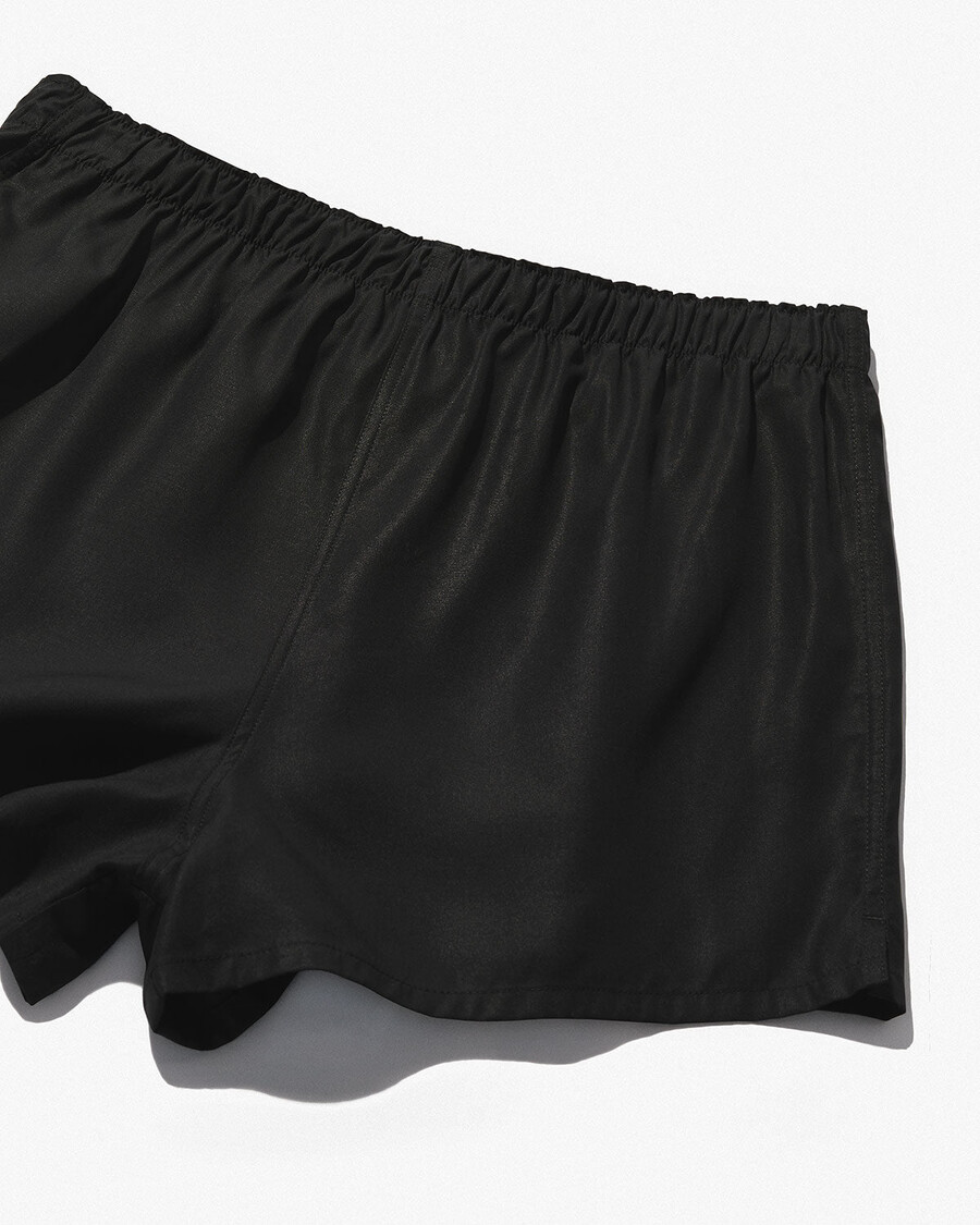 boxer aderenti da uomo in tessuto nero acquista ora — cdlp